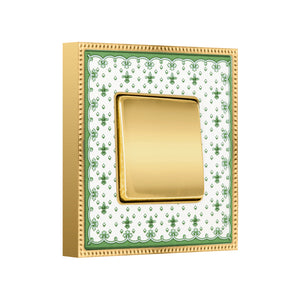 Interruptor tecla PORCELAIN BELLE EPOQUE