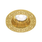 Load image into Gallery viewer, Ojo de buey clásico con forma redonda en oro
